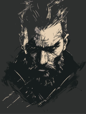 Impactive Tough Guy Faces #1, 25xAI