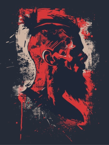 Impactive Tough Guy Faces #1, 25xAI