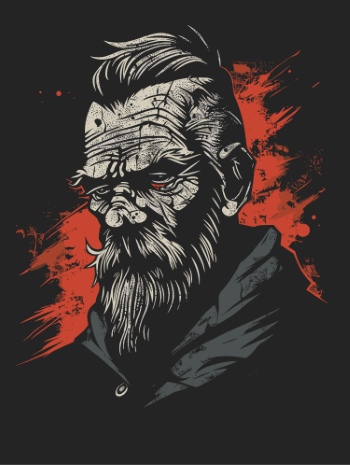 Impactive Tough Guy Faces #1, 25xAI