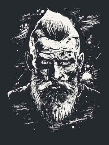 Impactive Tough Guy Faces #1, 25xAI