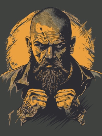 Impactive Tough Guy Faces #1, 25xAI