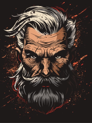 Impactive Tough Guy Faces #1, 25xAI