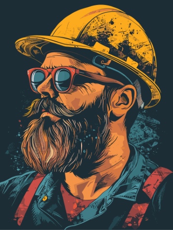 Impactive Tough Guy Faces #2, 25xAI Impactive Tough Guy Faces #2, 25xAI