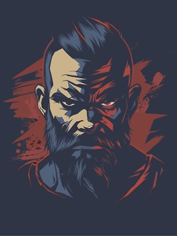 Impactive Tough Guy Faces #2, 25xAI Impactive Tough Guy Faces #2, 25xAI