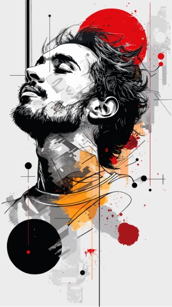 Impactive Tough Guy Faces #3, 25xAI