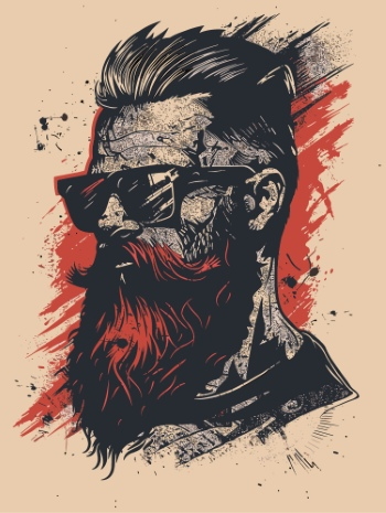 Impactive Tough Guy Faces #3, 25xAI