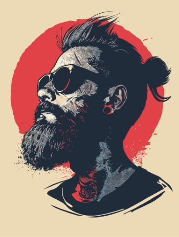 Impactive Tough Guy Faces #3, 25xAI