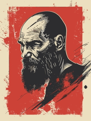 Impactive Tough Guy Faces #3, 25xAI