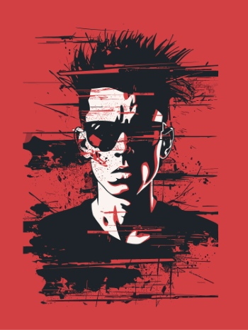 Impactive Tough Guy Faces #3, 25xAI