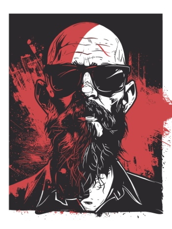 Impactive Tough Guy Faces #3, 25xAI