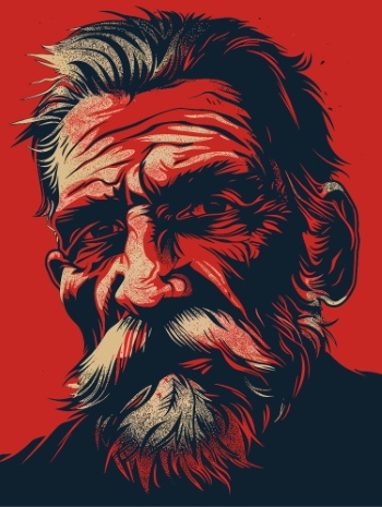 Impactive Tough Guy Faces #3, 25xAI