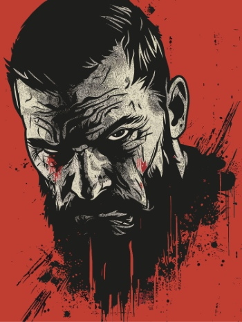 Impactive Tough Guy Faces #3, 25xAI