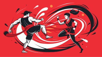 Martial Arts Warriors 27xSVG