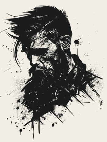 Impactive Tough Guy Faces #6, 25xAI