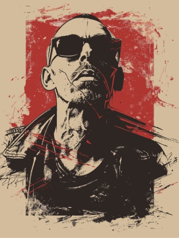 Impactive Tough Guy Faces #6, 25xAI