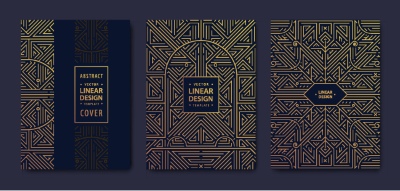 Art Deco Luxury Gatsby Wedding & Invitation Patterns #2, 25xAI