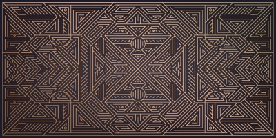 Art Deco Luxury Gatsby Wedding & Invitation Patterns #2, 25xAI