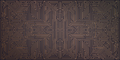 Art Deco Luxury Gatsby Wedding & Invitation Patterns #2, 25xAI