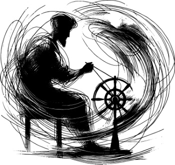 Monochrome Brushstroke Art #1, 25xAI