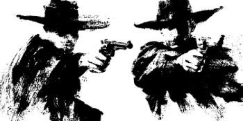 Monochrome Brushstroke Art #1, 25xAI