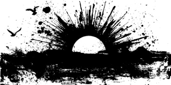 Monochrome Brushstroke Art #2, 25xAI