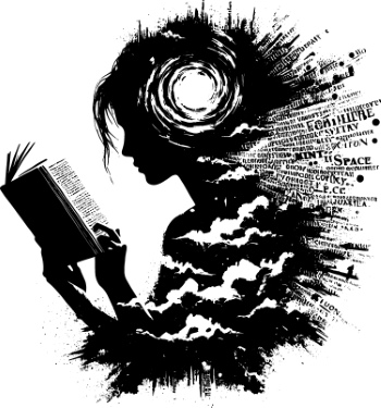 Monochrome Brushstroke Art #3, 25xAI