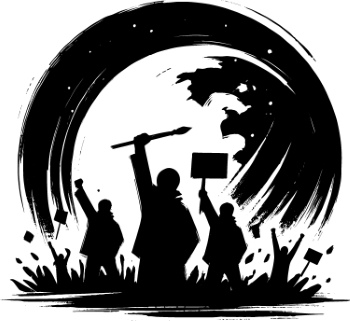 Monochrome Brushstroke Art #3, 25xAI