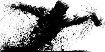 Monochrome Brushstroke Art #3, 25xAI