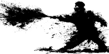 Monochrome Brushstroke Art #3, 25xAI