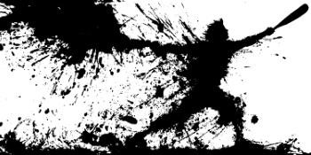 Monochrome Brushstroke Art #3, 25xAI