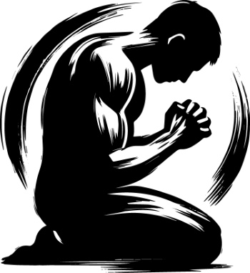 Monochrome Brushstroke Art #3, 25xAI