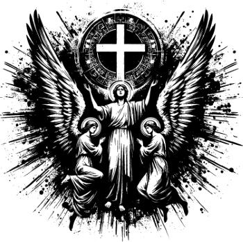 Monochrome Brushstroke Art #3, 25xAI