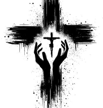 Monochrome Brushstroke Art #3, 25xAI