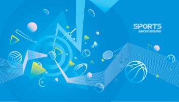 Sports Backgrounds with Abstract Modern Templates #1, 25xAI