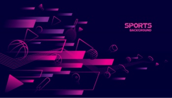 Sports Backgrounds with Abstract Modern Templates #1, 25xAI