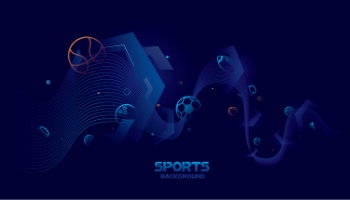 Sports Backgrounds with Abstract Modern Templates #1, 25xAI