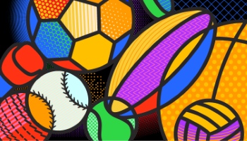 Sports Backgrounds with Abstract Modern Templates #2, 35xAI