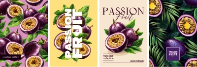 Fruit & Flower Templates for Poster, Prints, Menu, Card or Textile 25xAI