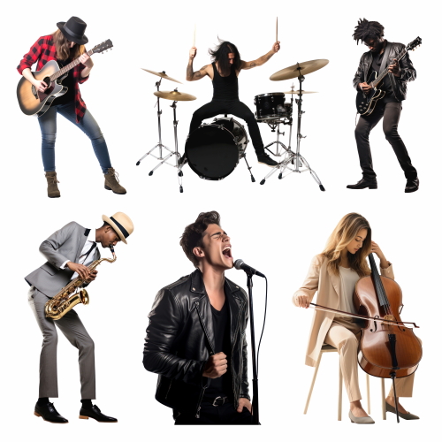 Musicians & Singers 28xPNG