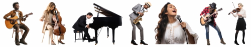 Musicians & Singers 28xPNG