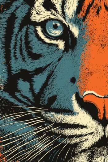 Animal Face Pop Art Graphics 34xAI