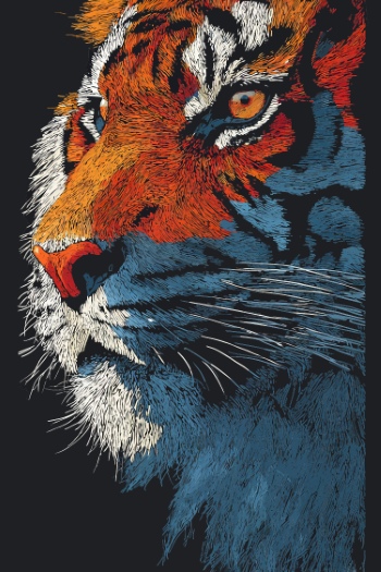 Animal Face Pop Art Graphics 34xAI