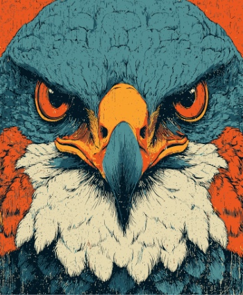 Animal Face Pop Art Graphics 34xAI