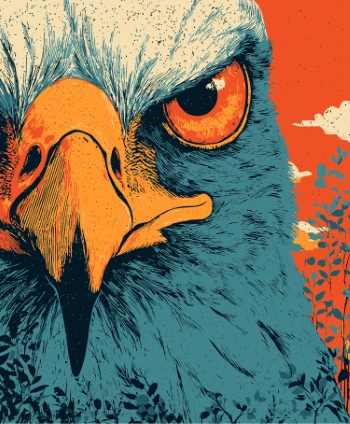 Animal Face Pop Art Graphics 34xAI