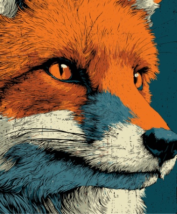 Animal Face Pop Art Graphics 34xAI