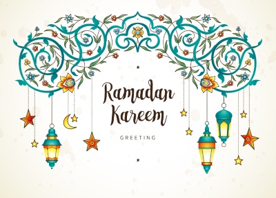 Ramadan Kareem & Eid Mubarak Templates #1, 28xAI