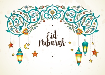Ramadan Kareem & Eid Mubarak Templates #1, 28xAI