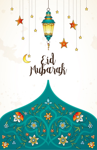 Ramadan Kareem & Eid Mubarak Templates #1, 28xAI