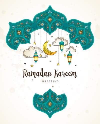 Ramadan Kareem & Eid Mubarak Templates #1, 28xAI