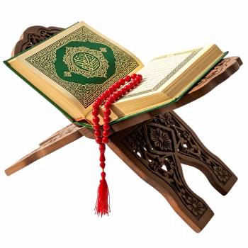 Ramadan Quran, Prayer Mat & Beads, Hijab 43xPNG
